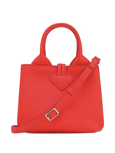 Longchamp Le Roseau Xs Handbag In Red