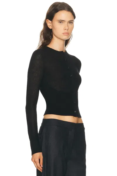 Alaïa Alaϊ Fitted Cardigan In Black
