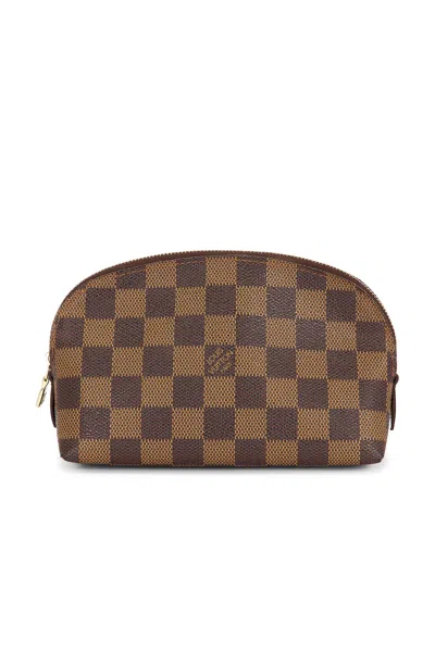 Pre-owned Louis Vuitton Damier Ebene Cosmetic Pouch In Brown
