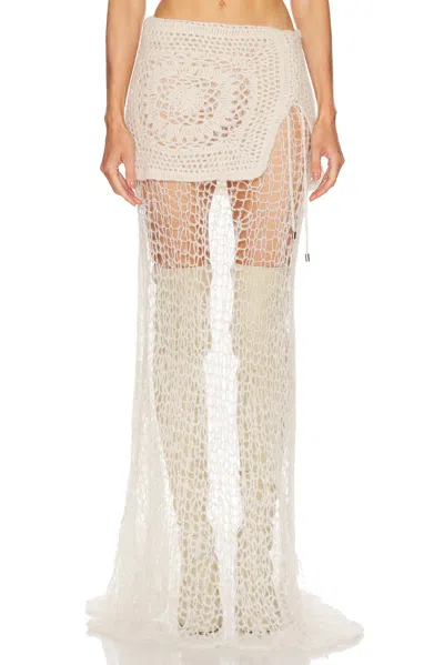 Karen Arcanjo Dina Skirt In White