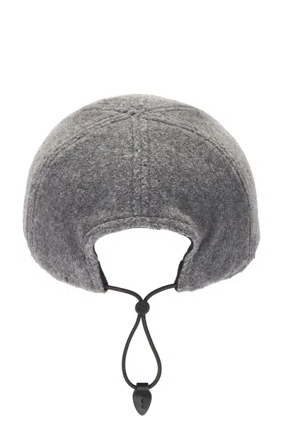 Miu Miu Baseball Cap In Gray