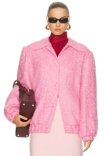 Rowen Rose Bomber Jacket In Pink