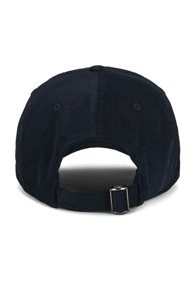 Sporty And Rich Soho Corduroy Hat In Blue
