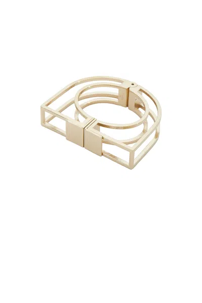 Tom Ford Brass Thin Bracelet In Gold
