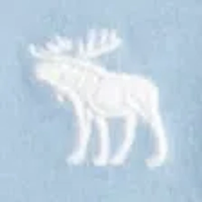 Abercrombie & Fitch Essential Icon Crew Tee In Blue