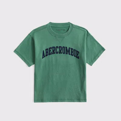 Abercrombie & Fitch Logo Tee In Green