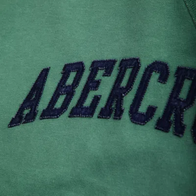 Abercrombie & Fitch Logo Tee In Green