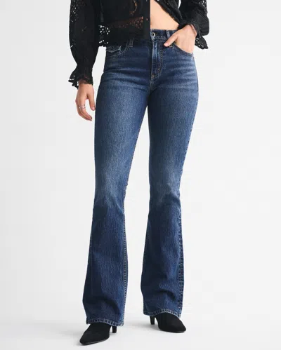 Abercrombie & Fitch High Rise Bootcut Jean In Black