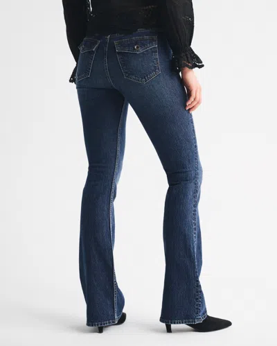 Abercrombie & Fitch High Rise Bootcut Jean In Black