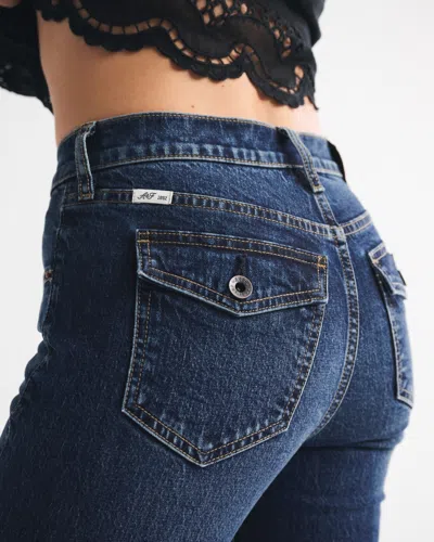 Abercrombie & Fitch High Rise Bootcut Jean In Black