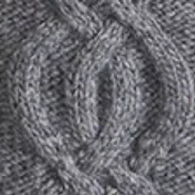 Abercrombie & Fitch Cable-knit Collared Cardigan In Gray