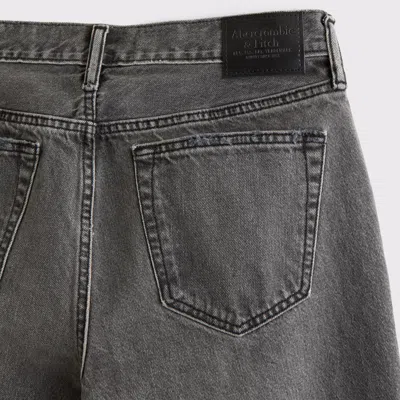 Abercrombie & Fitch Relaxed Straight Jean In Gray