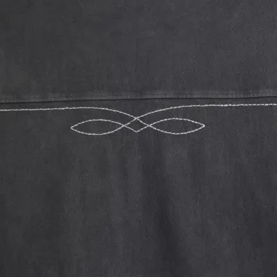 Abercrombie & Fitch Premium Heavyweight Cropped Tee In Gray