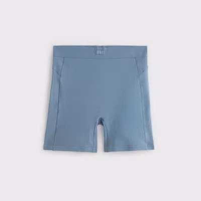 Abercrombie & Fitch Ypb Restore Rib Boxer Short In Blue