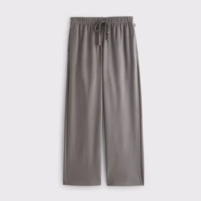 Abercrombie & Fitch Ypb Restore Mid Rise Wide Leg Pant In Brown