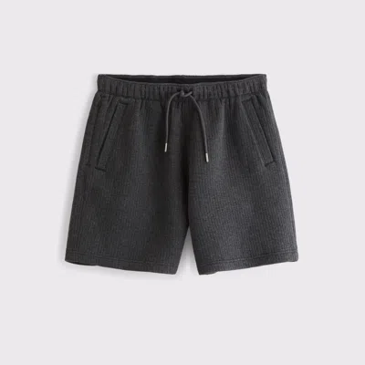 Abercrombie & Fitch Ypb Restore Ribbed Short In Gray