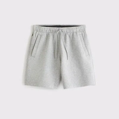 Abercrombie & Fitch Ypb Restore Ribbed Short In Gray
