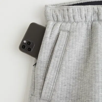 Abercrombie & Fitch Ypb Restore Ribbed Short In Gray