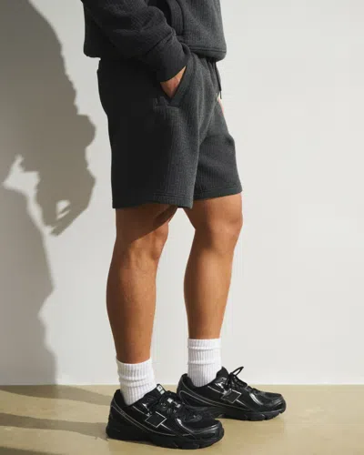 Abercrombie & Fitch Ypb Restore Ribbed Short In Gray