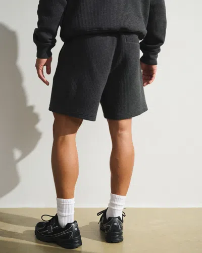 Abercrombie & Fitch Ypb Restore Ribbed Short In Gray