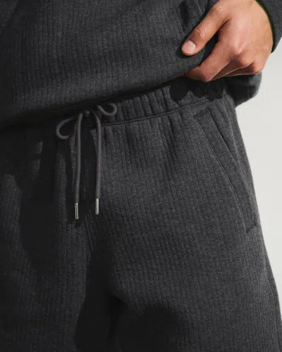 Abercrombie & Fitch Ypb Restore Ribbed Short In Gray