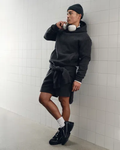 Abercrombie & Fitch Ypb Restore Ribbed Short In Gray