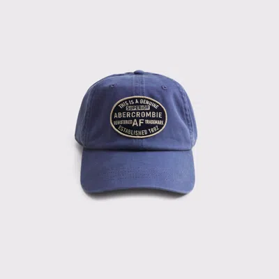 Abercrombie & Fitch Logo Baseball Hat In Brown