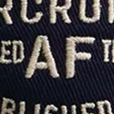 Abercrombie & Fitch Logo Baseball Hat In Brown