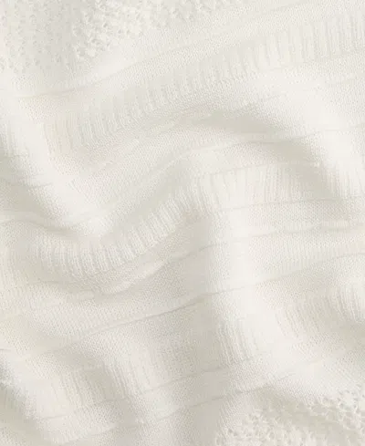 Inc International Concepts Petite Ruffle Pointelle Sweater, Macy's Exclusive In White