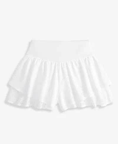 Epic Threads Girls' 5-20 Eyelet Butterfly Shorts, Macy's Exclusive In White