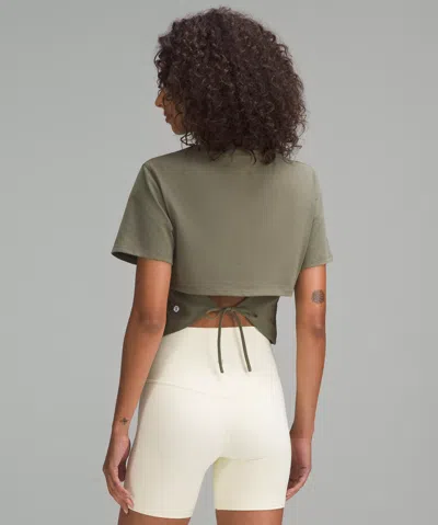 Lululemon Tie-hem Heavyweight Cotton T-shirt