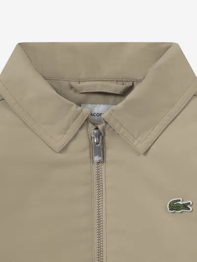 Lacoste Kids Patch Pocket Jacket In Nude