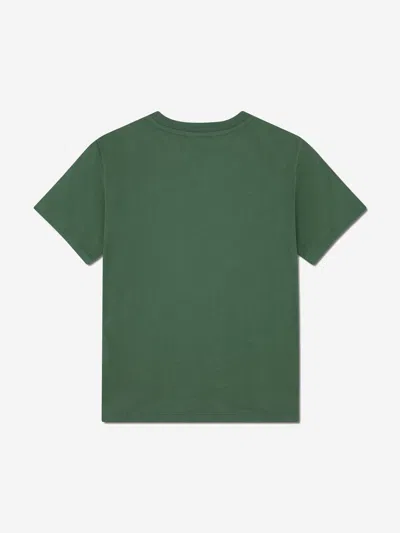 Lacoste Boys Logo T-shirt In Green