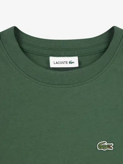 Lacoste Boys Logo T-shirt In Green