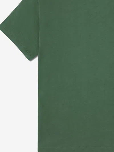 Lacoste Boys Logo T-shirt In Green
