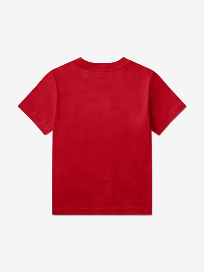 Lacoste Boys Logo T-shirt In Red