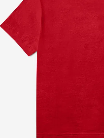 Lacoste Boys Logo T-shirt In Red