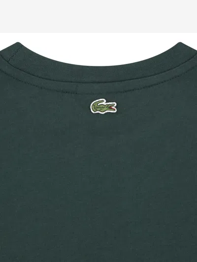 Lacoste Boys Multi Croco T-shirt In Green