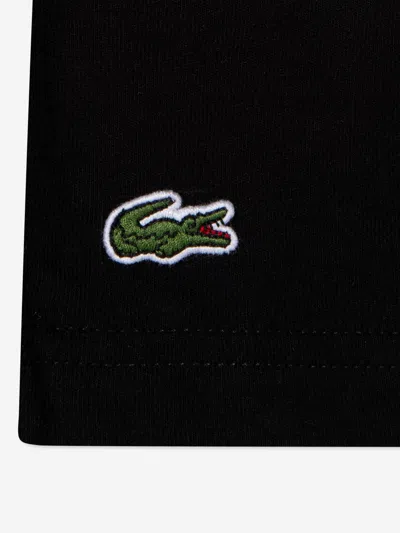 Lacoste Boys Vision Logo T-shirt In Black
