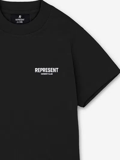 Represent Kids Mini Owners Club T-shirt In Black