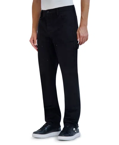 Karl Lagerfeld Men's 5 Pocket Denim Pants In Black