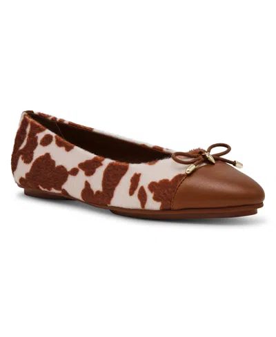 Anne Klein Women's Luci-f Slip On Ballet Flats In Brown
