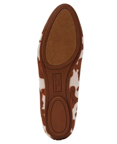 Anne Klein Women's Luci-f Slip On Ballet Flats In Brown