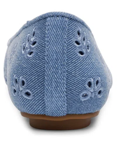 Anne Klein Women's Luci-e Slip On Ballet Flats In Blue