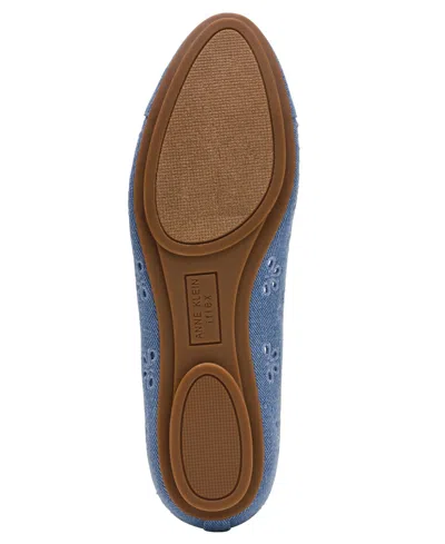 Anne Klein Women's Luci-e Slip On Ballet Flats In Blue