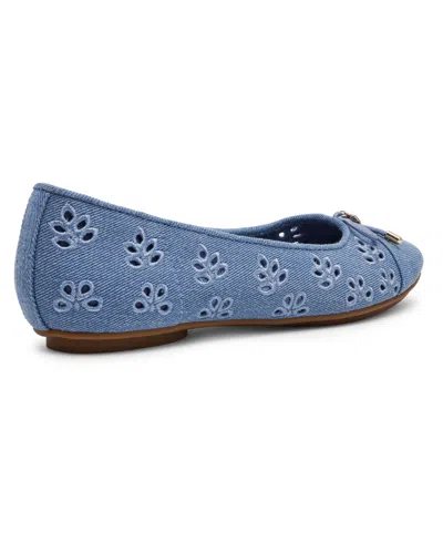 Anne Klein Women's Luci-e Slip On Ballet Flats In Blue