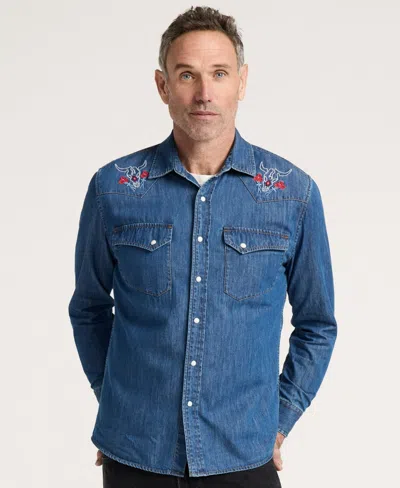 Pendleton Men's Gambler Denim Shirt In Blue