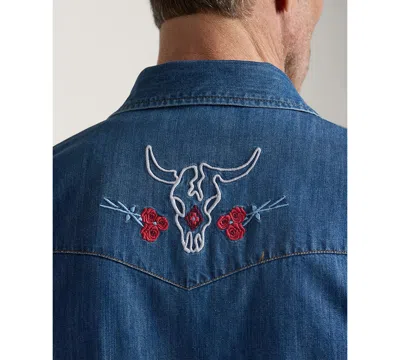 Pendleton Men's Gambler Denim Shirt In Blue
