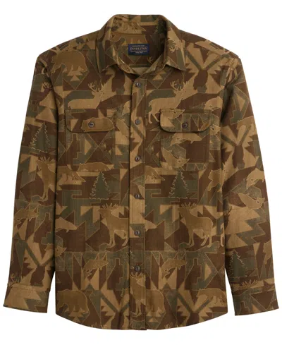 Pendleton Men's Tanner Twill Camo Shirt In Multi
