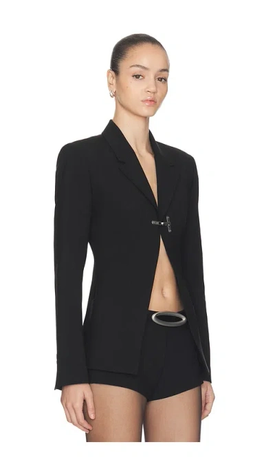 Haelo Lock Construct Blazer In Black